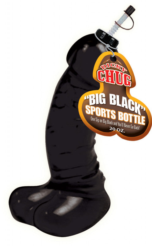 Dy Chug Sports Bottle - Black - 20 Oz.