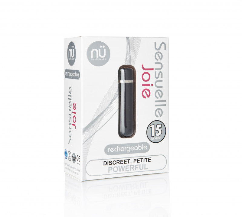 Sensuelle Joie 15 Function Bullet - Black