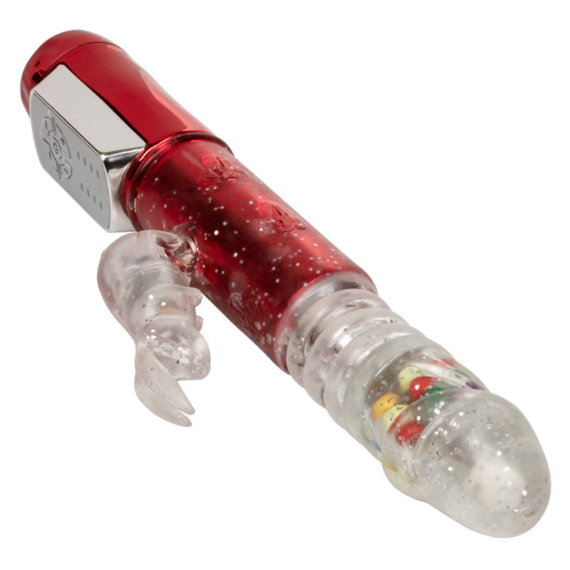 Naughty Bits ball Machine Thrusting Jack  Rabbit Vibrator - Red