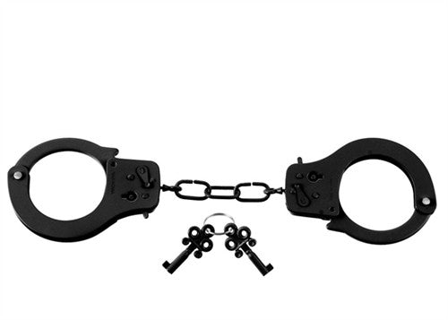 Fetish Fantasy Series Designer Metal Handcuffs - Black