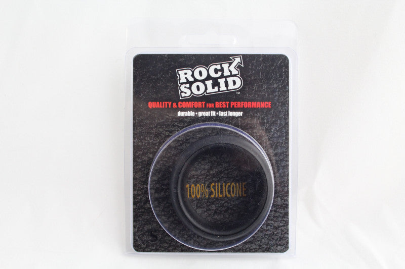 Rock Solid Silicone Black C Ring - 1 3/4"