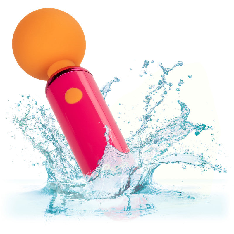 Naughty Bits Home ming Queen Vibrating Wand -  Orange/pink