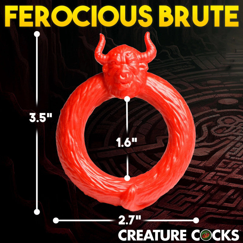 Beast Mode Silicone  Ring - Red