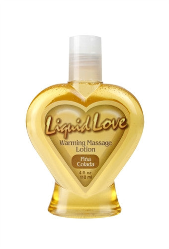 Liquid Love Warming Massage Lotion-Pina Colada 4oz