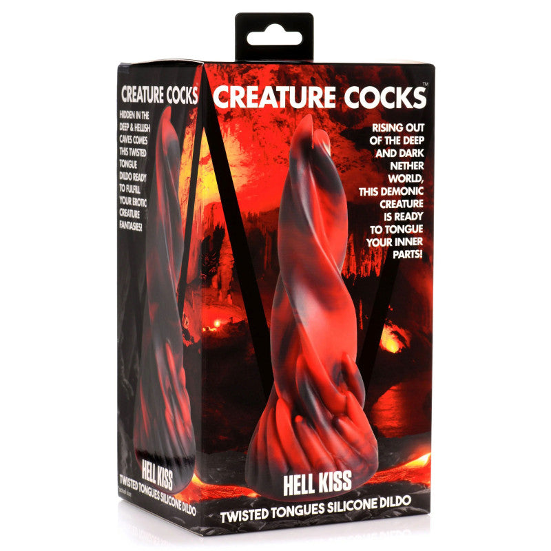 Hell Kiss Twisted Tongues Silicone  - Red