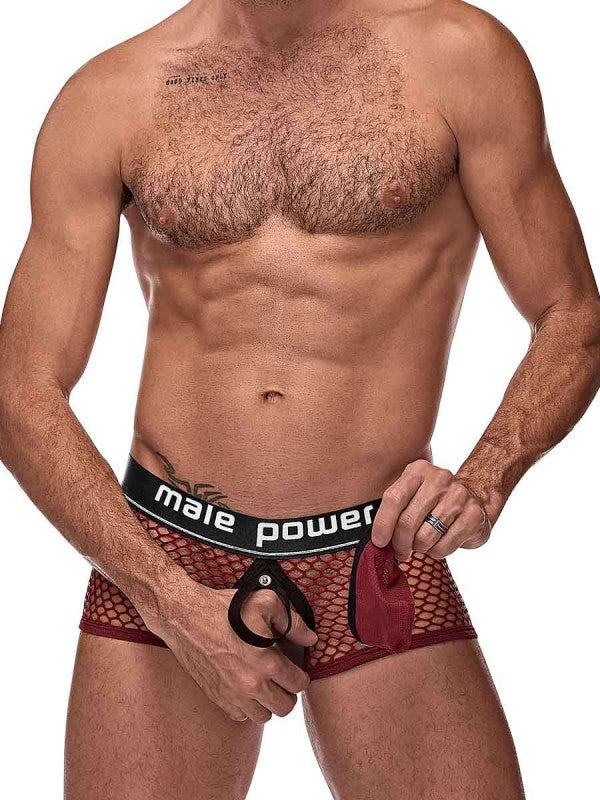 Pit Net Mini  Ring Short - Extra Large - Burgundy