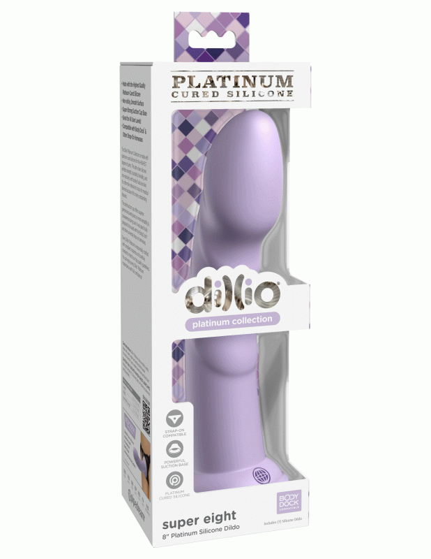 Dillio Platinum - Super Eight 8 Inch  - Purple