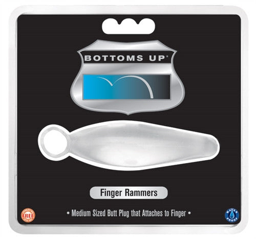 Bottoms Up Finger Rammer Butt Plug Clear Ts0339-6