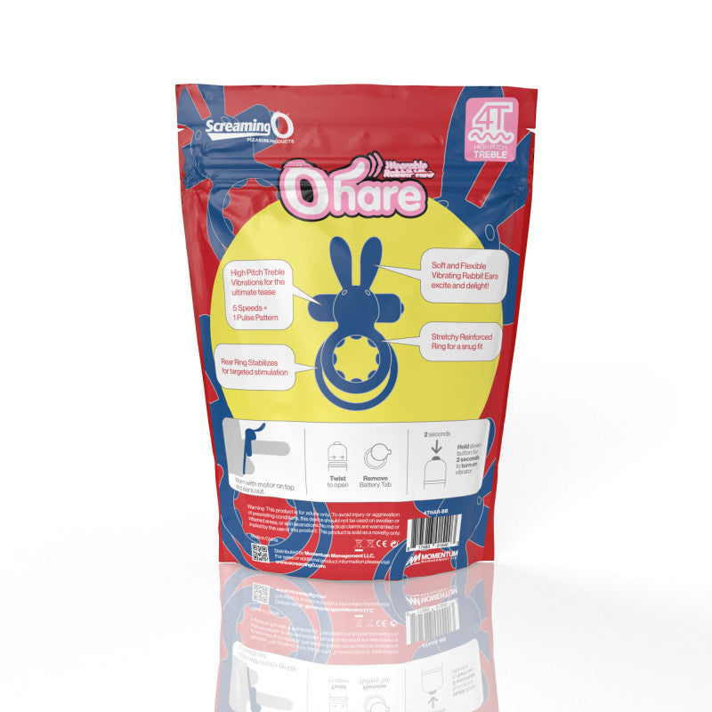 Screaming O 4t - Ohare Wearable Rabbit Vibe -  Blueberry
