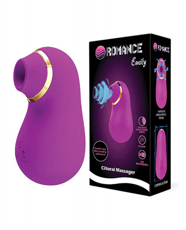 Pretty Love Romance Emily Sucking   Massager - Fuchsia
