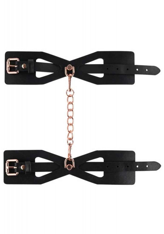 Brat Handcuffs - Black / Rose Gold