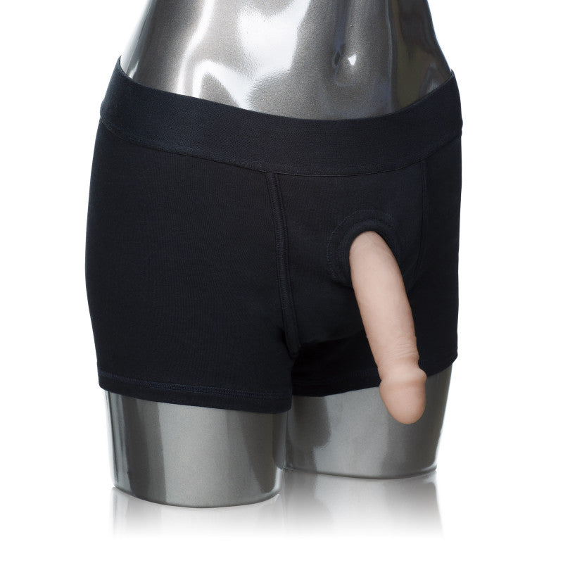 Packer Gear Black Boxer Brief Harness - Large-Extra Large