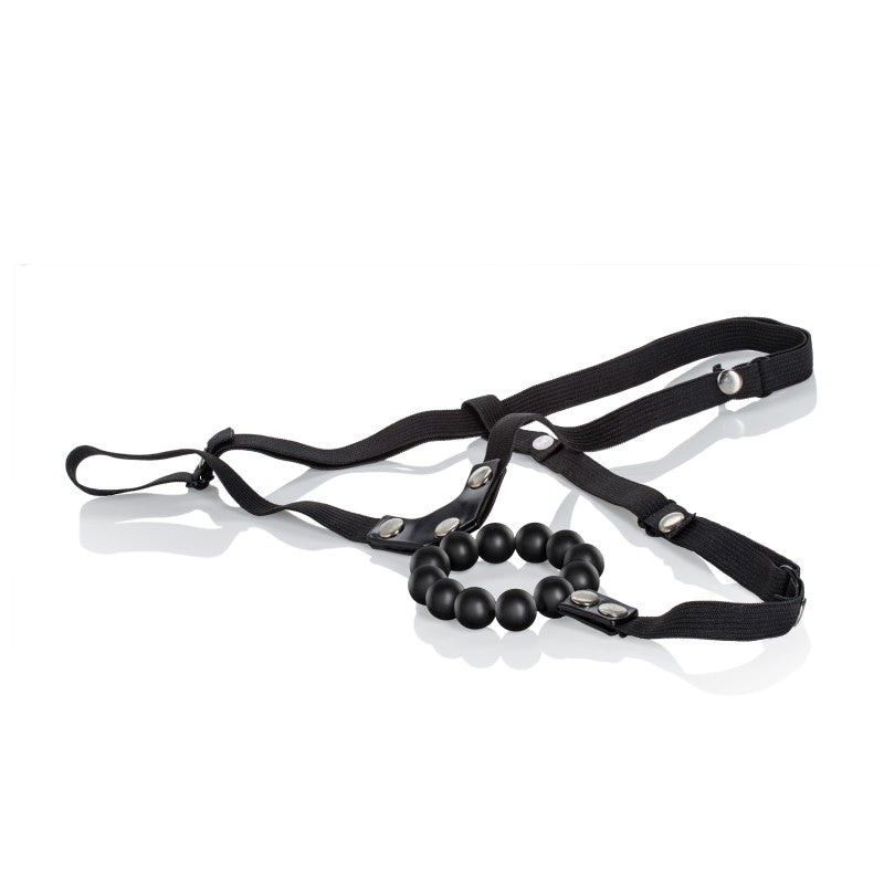 Lovers Thong With Stroker Beads