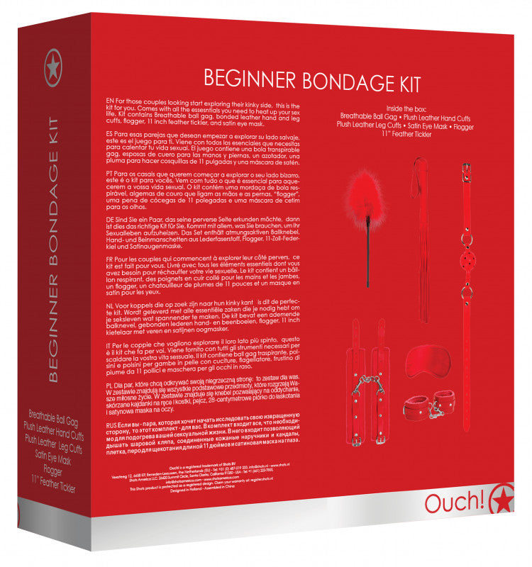 Beginners Bondage Kit - Red