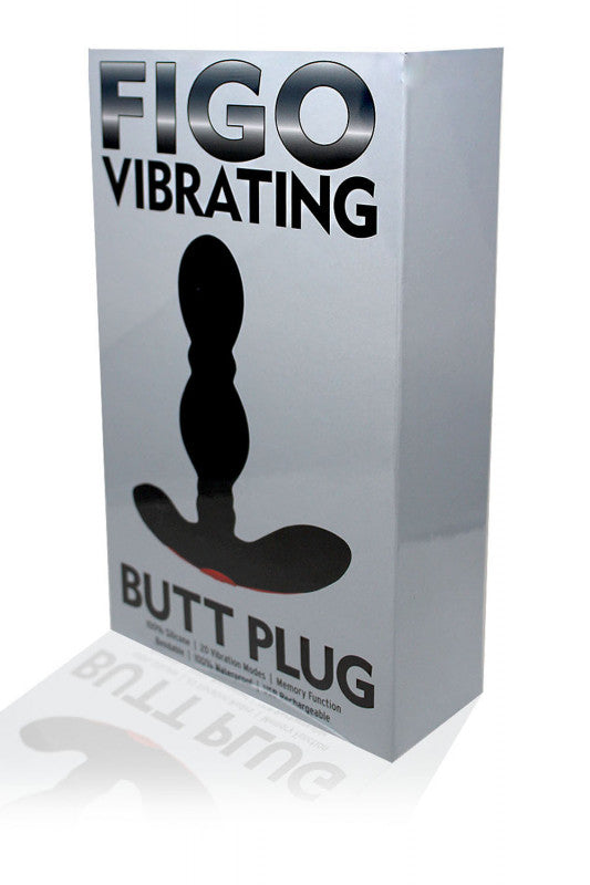 Vibrating Butt Plug - Black