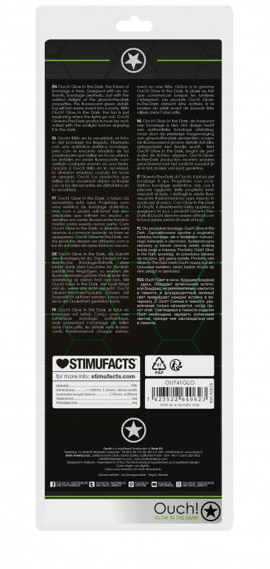 Swirl Stretchy Penis Sleeve - Glow in the Dark