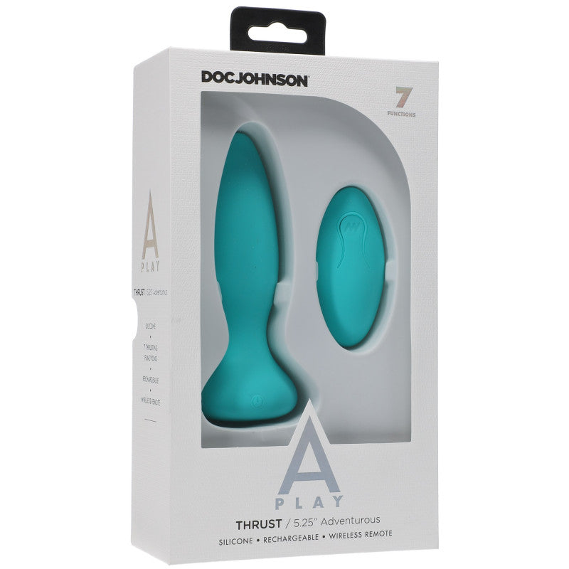 A-Play - Thrust - Adventurous - Rechargeable  Silicone Anal Plug With Remote