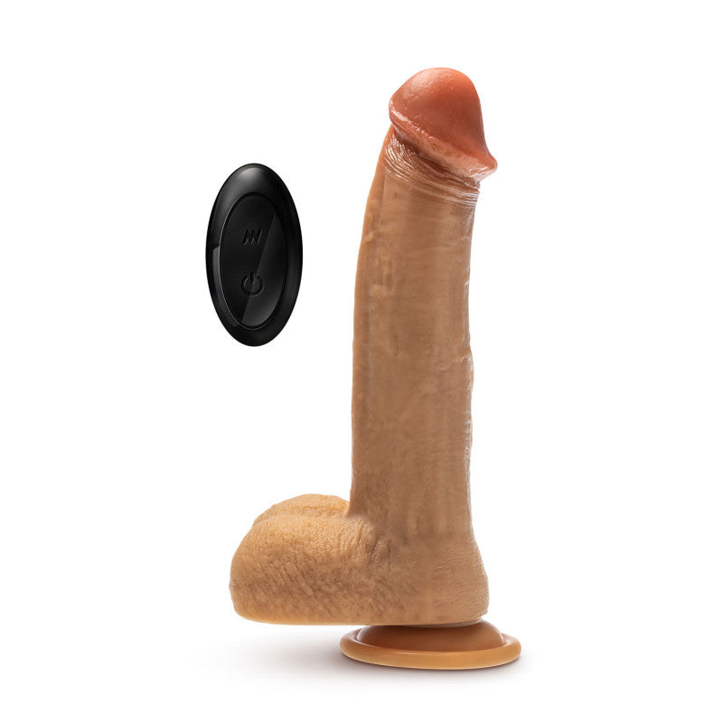 Dr. Skin Silicone Remote - Dr. Phillips - 8.5 Inch  Thrusting  - Tan