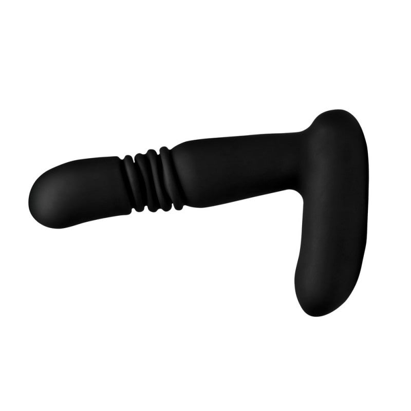 Silicone Thrusting Anal Plug With Remote Control