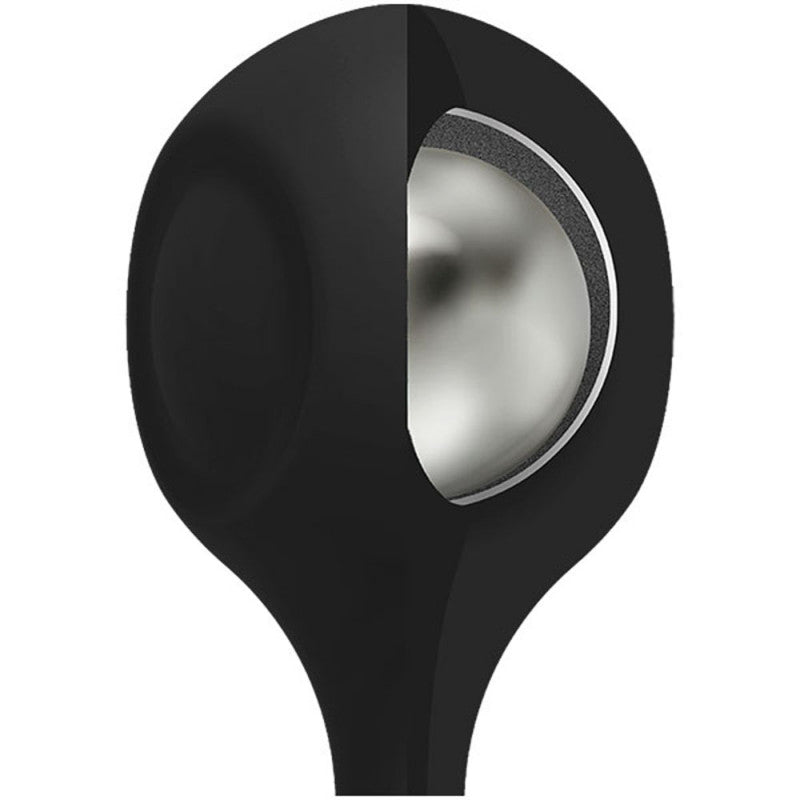 Anal Essentials Weighted Silicone Anal Balls - Black