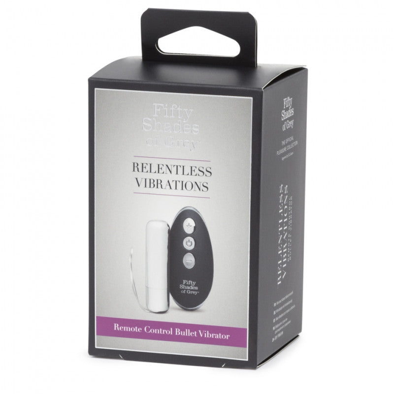 Fifty Shades of Grey Relentless Vibrations Remote Bullet Vibrator