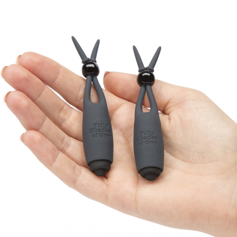 Fifty Shades of Grey Sweet Tease Vibrating Nipple Clamps - SomethingSexyPlanet Fifty Shades of Grey Sweet Tease Vibrating Nipple Clamps - SomethingSexyPlanet