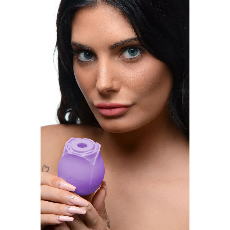 Bloomgasm Wild Rose 10x Suction  Stimulator -  Purple