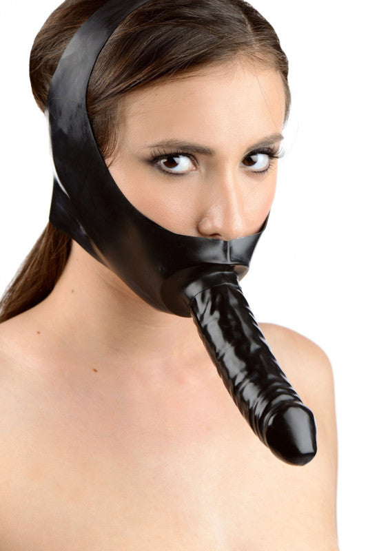 Latex Face F Mask