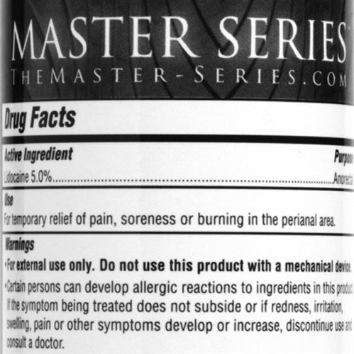 Jizz Cum Scented Anal Desensitizing Lube - 8.25 Oz.