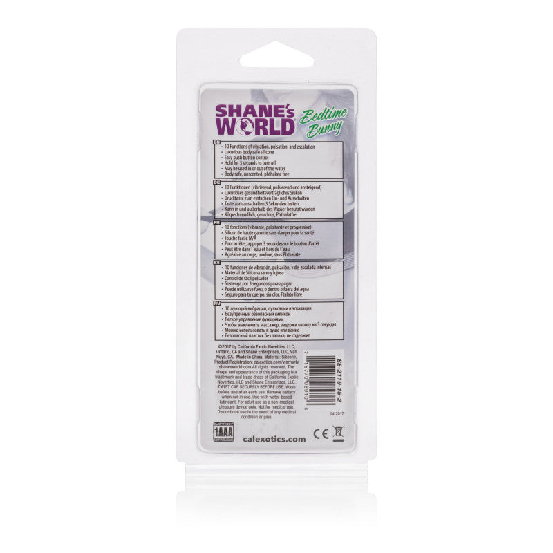Shane's World Bedtime Bunny - Purple