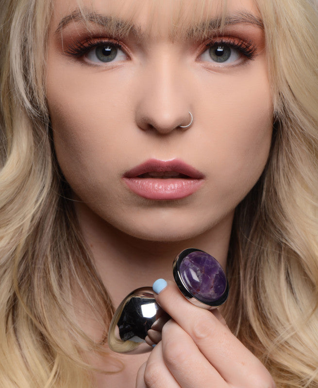 Amethyst Anal Plug - Medium