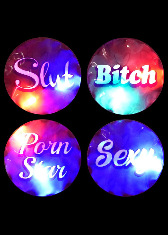 Bachelorette Party Favors Flashing Light Party Stickers