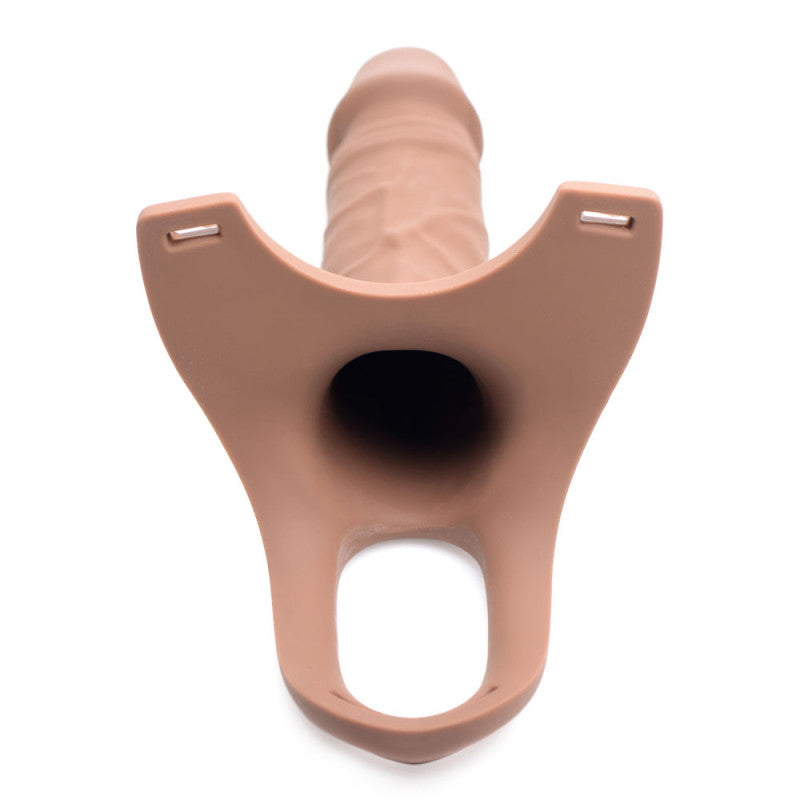 Hollow Silicone  Strap-on - Flesh