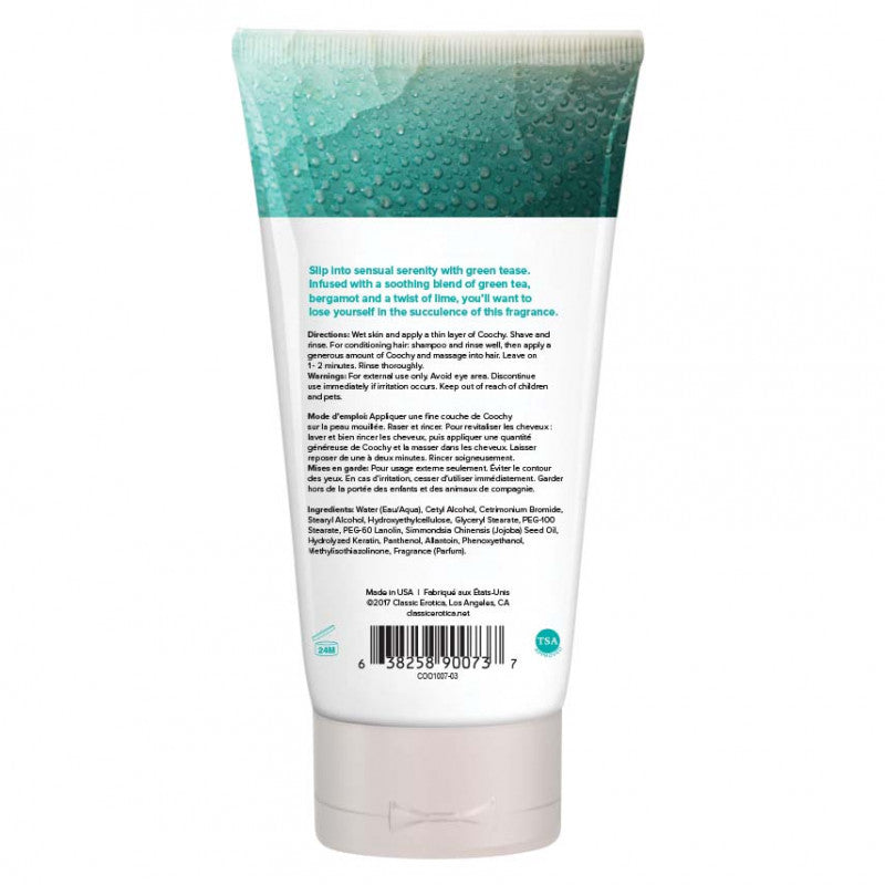 Coochy Shave Cream - Green Tease - 3.4 Oz