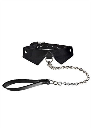 Exclusive Collar With Leash - Black