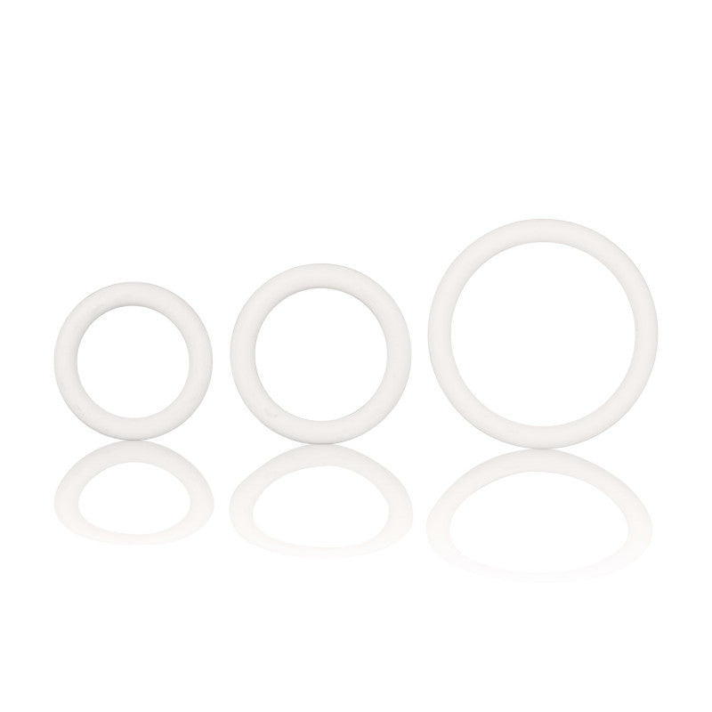 Rubber Ring White 3pc Set