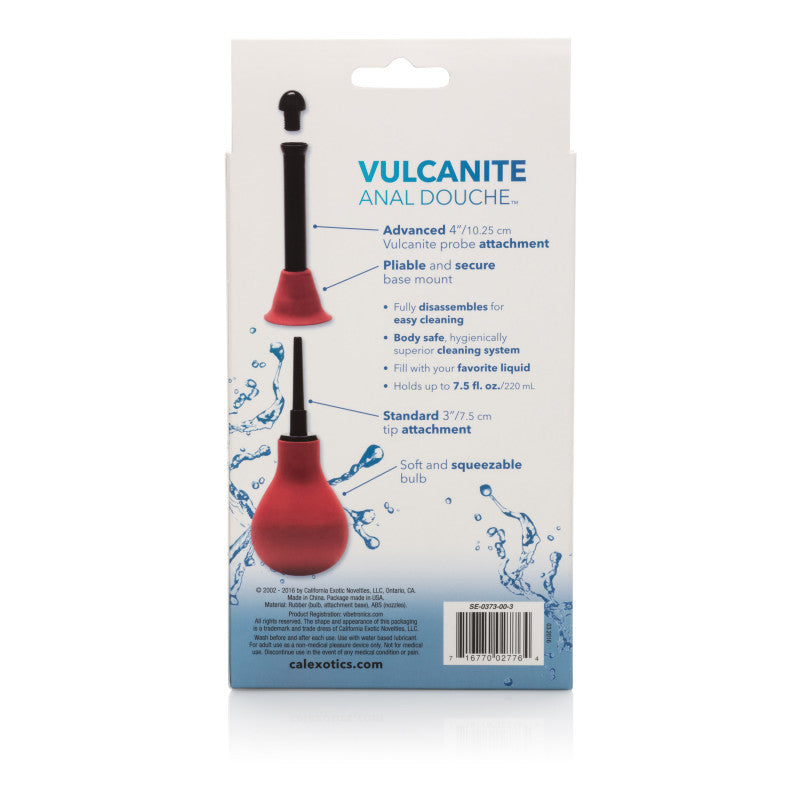 Vulcanite Anal Douche With Attachment
