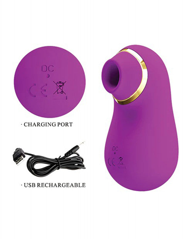 Pretty Love Romance Emily Sucking   Massager - Fuchsia