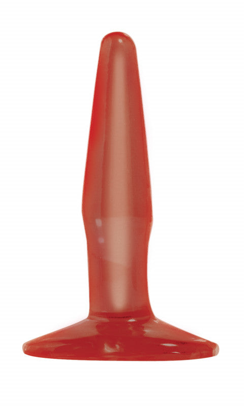 Basix Mini Butt Plug Red