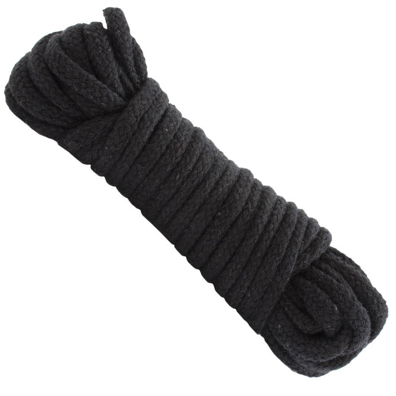 Bondage Rope - Cotton - Japenese Style  - Black