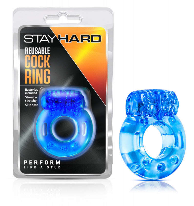 Stay  Reusable Ring - Blue