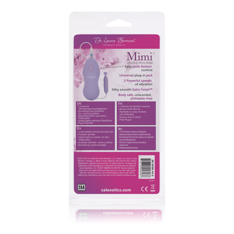 Berman Intimate Basics Mimi Vibrating Micro Bullet