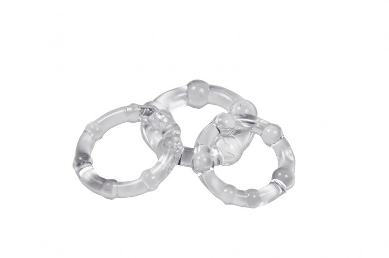 Ring Combo Beaded - Clear