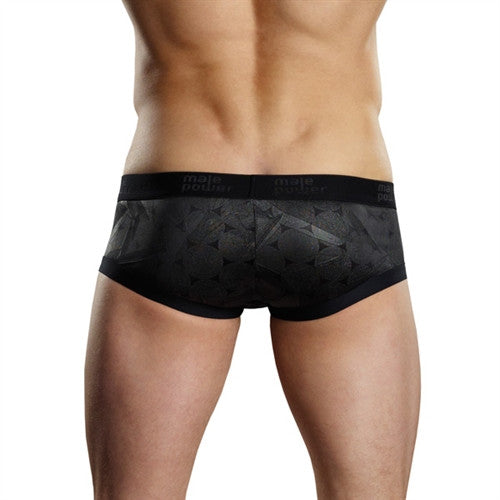 Crinckle Disc Pouch  Short - Silver - Large