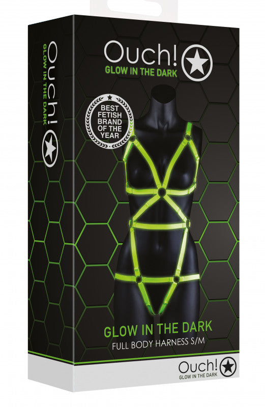 Full Body Harness - Small / Medium - Glow in the  Dark
