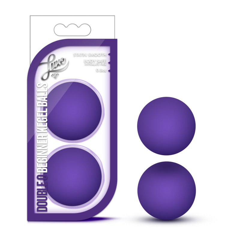 Luxe Double O Beginner Kegel Balls - Purple