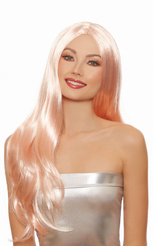 Dream Long Straight Rose Gold Wig