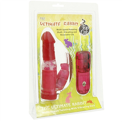 Bunny Pearl Vibrator - Red