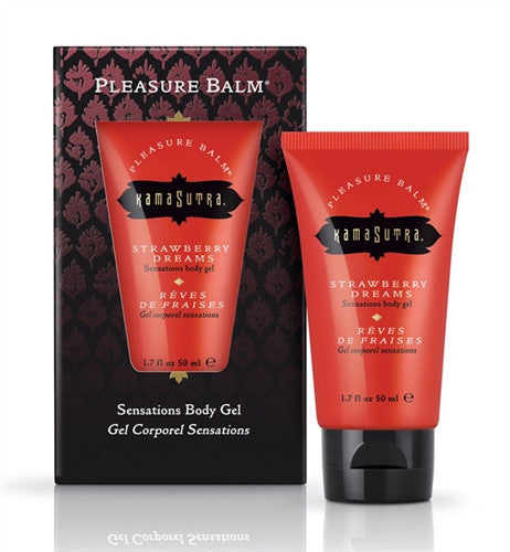 Pleasure Balm Sensations Body Gel - Strawberry Dreams - 1.7 Fl. Oz.