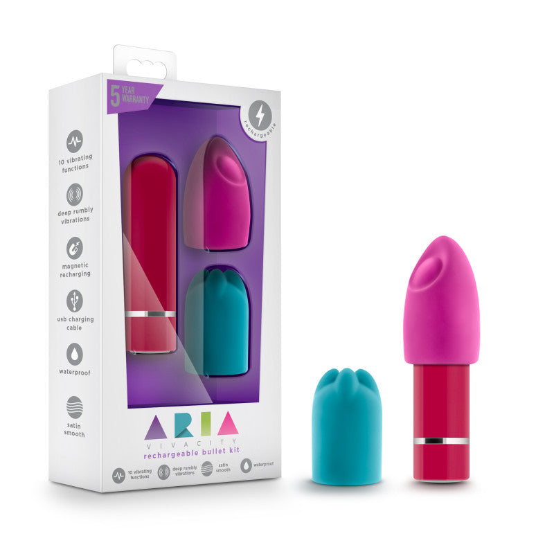 Aria - Vivacity - Rechargeable Bullet Kit - Cerise
